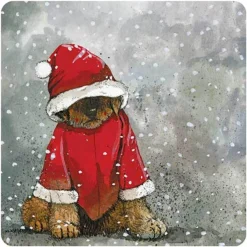 Alex Clark Christmas Coaster - Tiny Tim