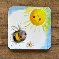 Alex Clark Coaster - Bee Happy