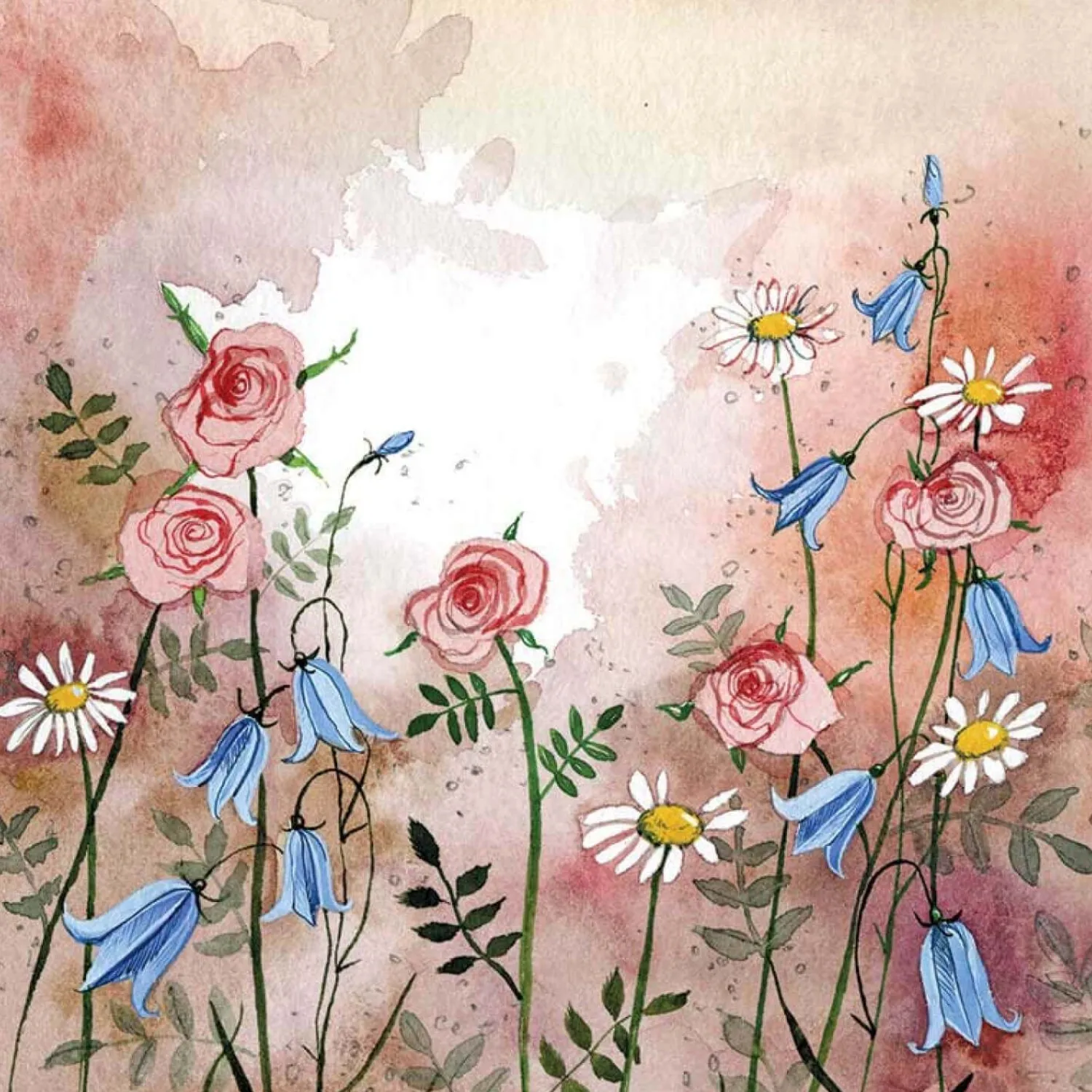 Alex Clark Coaster - Meadow Flowers