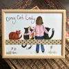 Alex Clark Laptray - Crazy Cat Lady