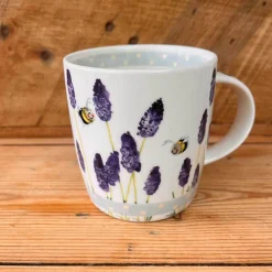 Alex Clark 400ml Mug - Lavender Bees