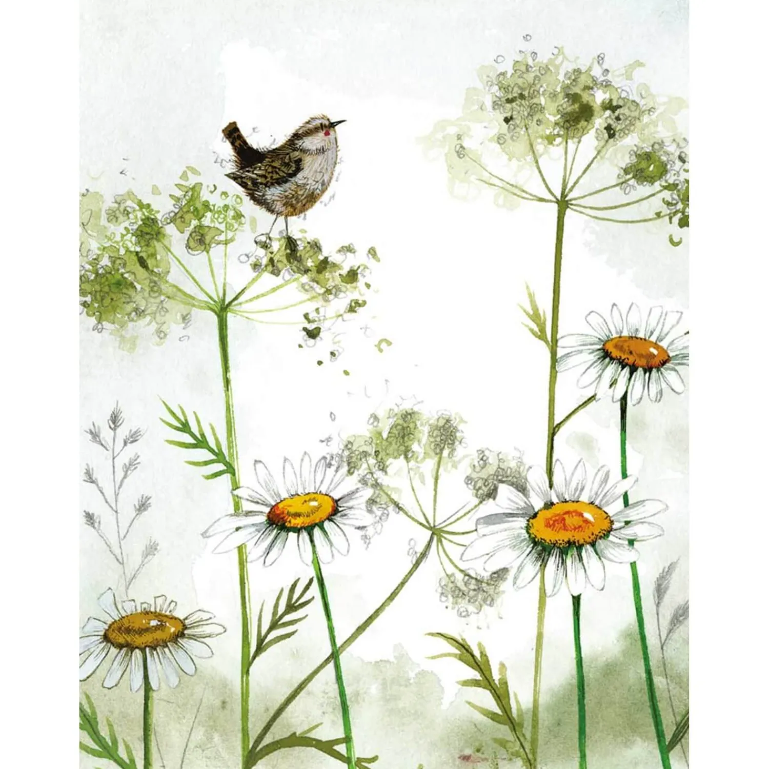 Alex Clark Small Chunky Notebook - Wren & Daisies