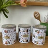 Alex Clark Tea, Coffee & Sugar Canisters - Marvellous Moggies