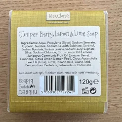 Alex Clark Wildflower Happy Hour Handmade Soap - Jumiper Berry, Lemon & Lime