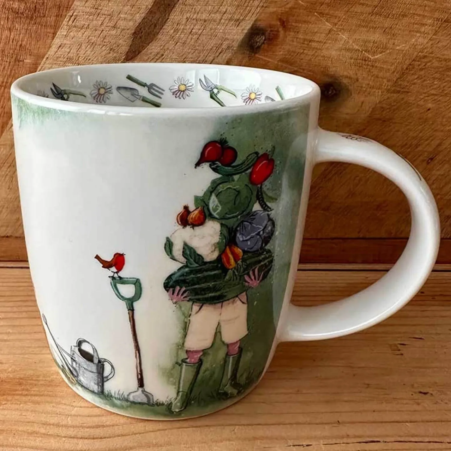 Alex Clark e 400ml Mug - Vegetable Garden