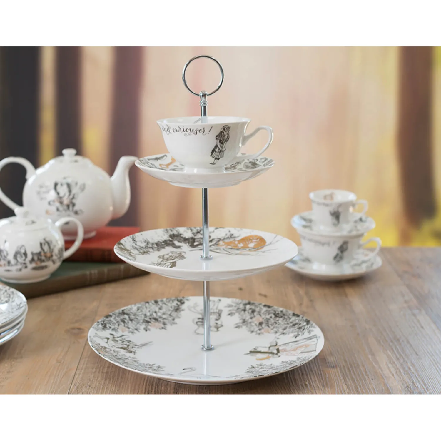 Alice in Wonderland Afternoon Tea Set - 4 Piece
