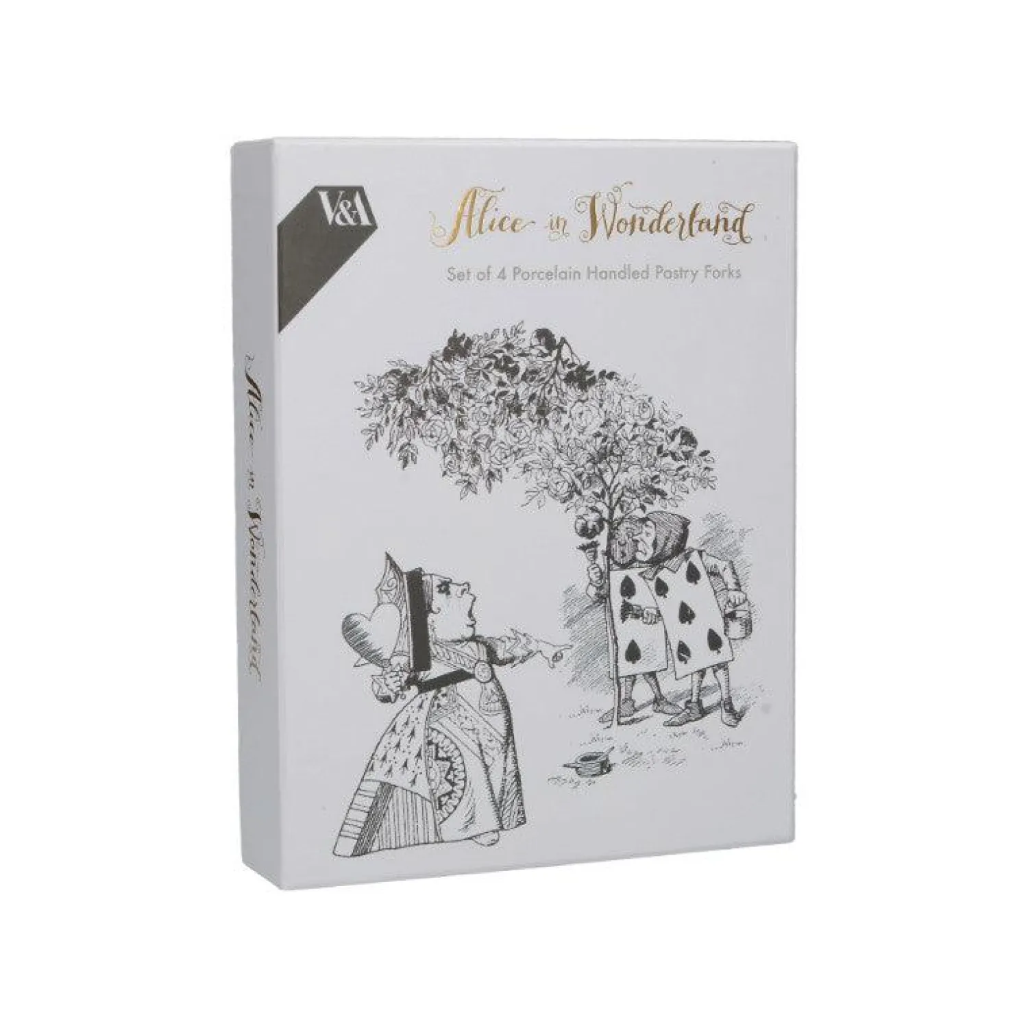 Alice in Wonderland Pastry Forks - Set of 4