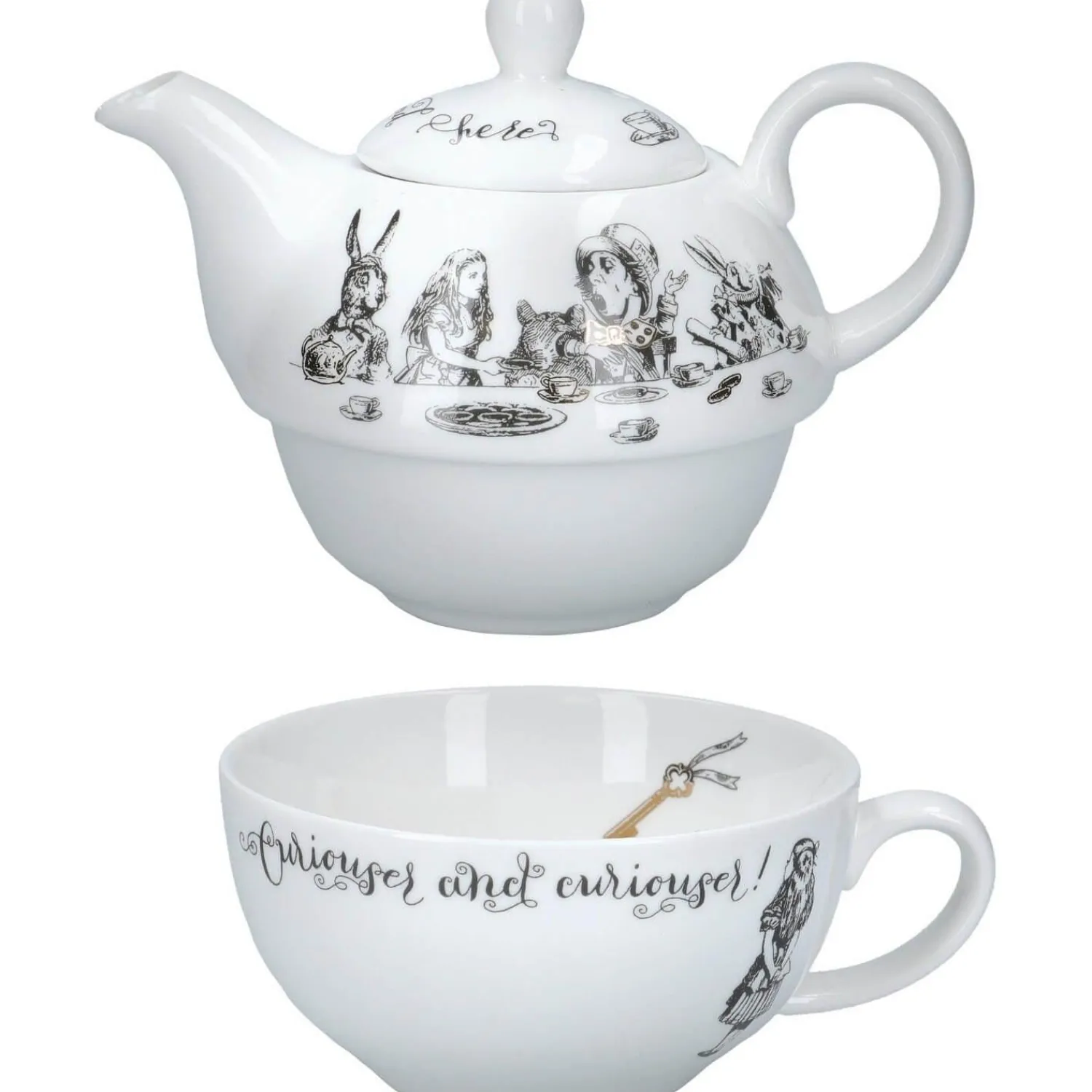 Victoria u0026 Albert Alice in Wonderland Tea For One Teapot