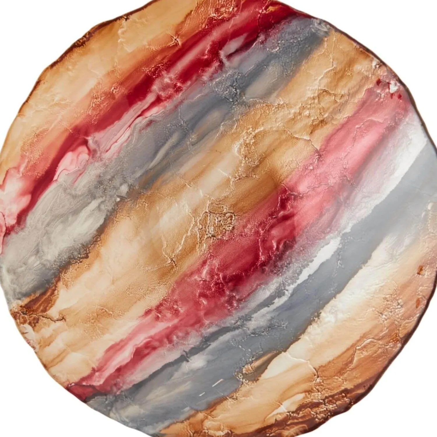 Anton Studio Designs Dune Glass Round Bowl - 32cm