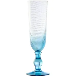 Anton Studio Designs Anton Studios Design Swirl 4 Piece Champagne Glass Set