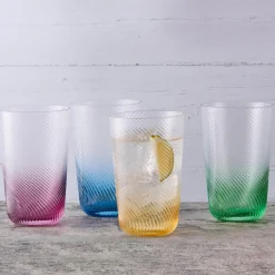 Anton Studio Designs Anton Studios Design Swirl Hi Ball Glasses - Set of 4