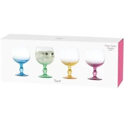 Anton Studio Designs Anton Studios Design Swirl 4 Piece Gin Glass Set