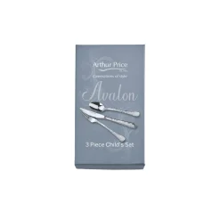 Arthur Price Avalon Childrens Stainless Steel Cutlery Set - 3-Piece