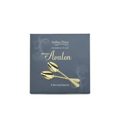 Arthur Price Champagne Avalon Stainless Steel Serving Spoons - Set of 4