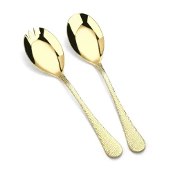 Arthur Price Champagne Avalon Stainless Steel Fork & Spoon Salad Serving Set