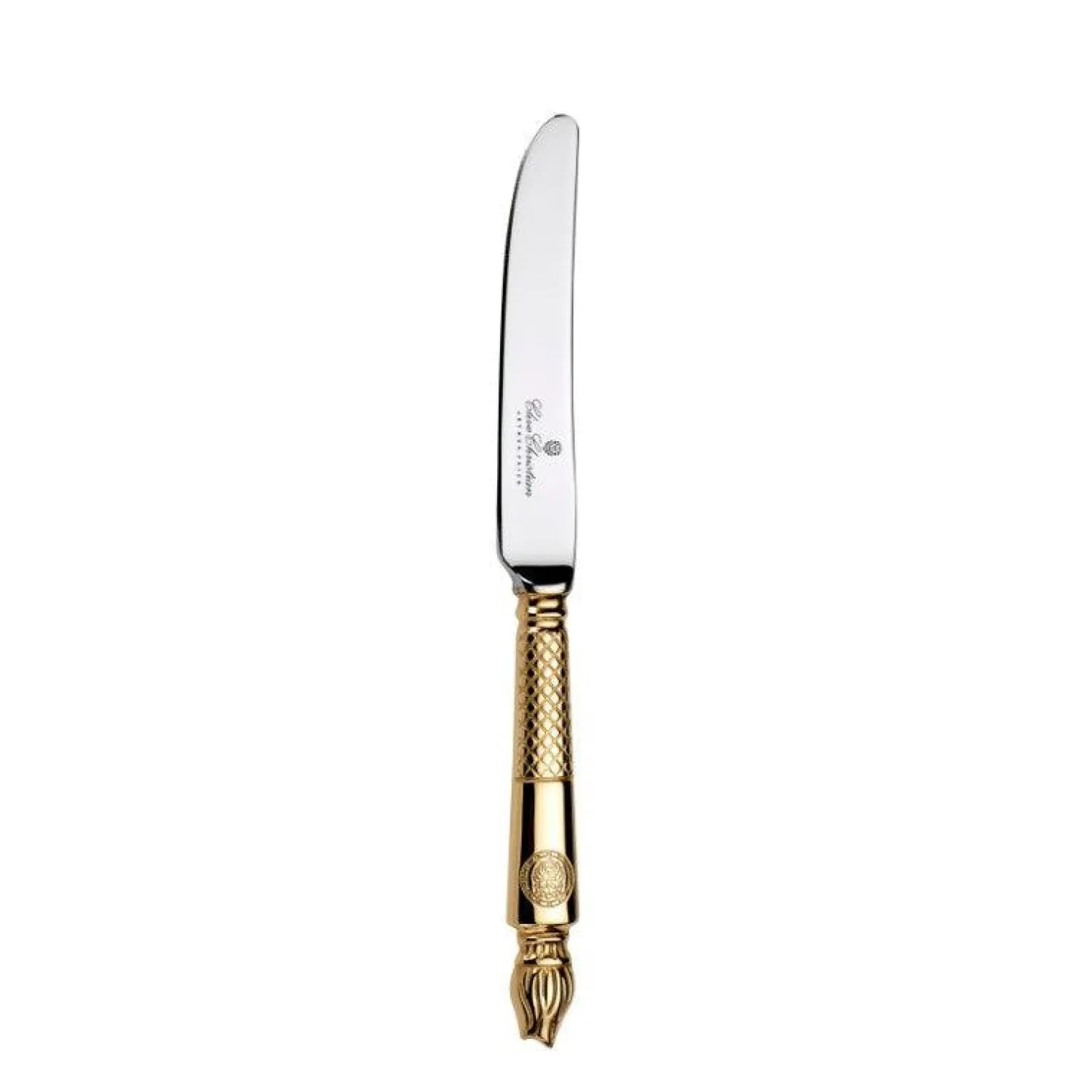 Arthur Price Clive Christian Empire Flame All Gold Dessert Knife