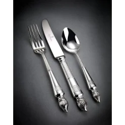 Arthur Price Clive Christian Empire Flame All Silver Soup Spoon