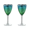 Artland Peacock 2 Piece Wine Glass Set