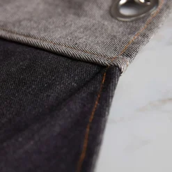 Barbary u0026 Oak Barbary & Oak Denim Apron With Leather Detail