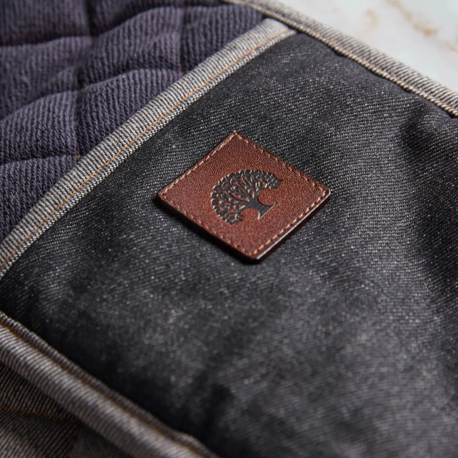Barbary u0026 Oak Barbary & Oak Denim Double Oven Glove