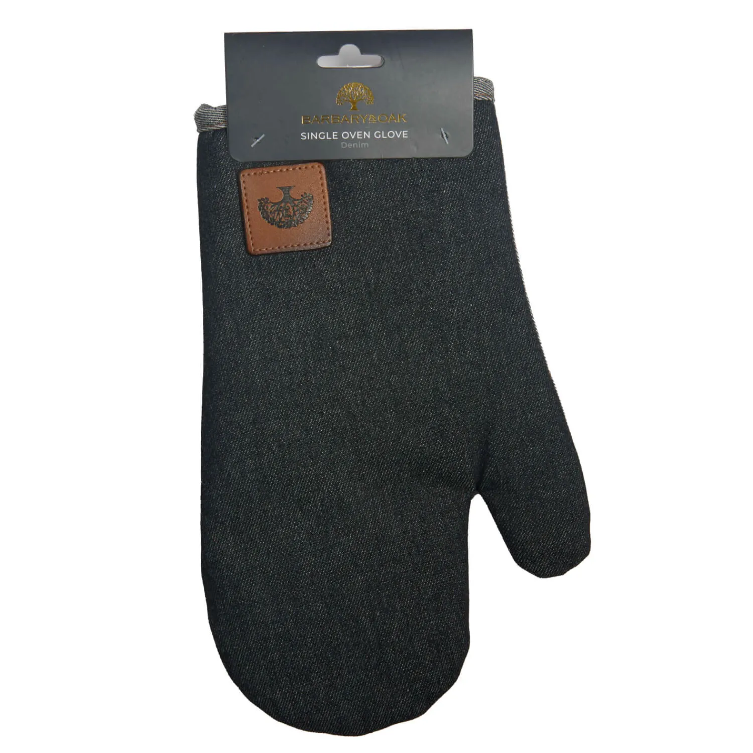 Barbary u0026 Oak Barbary & Oak Denim Single Oven Glove