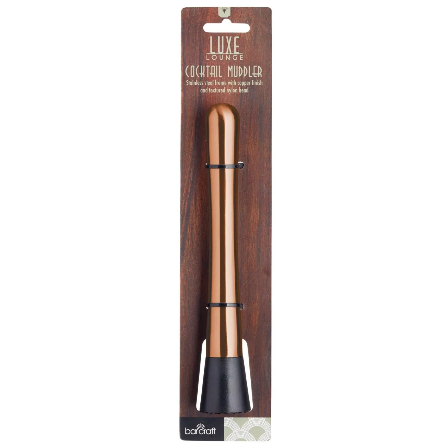 BarCraft Copper Cocktail Muddler