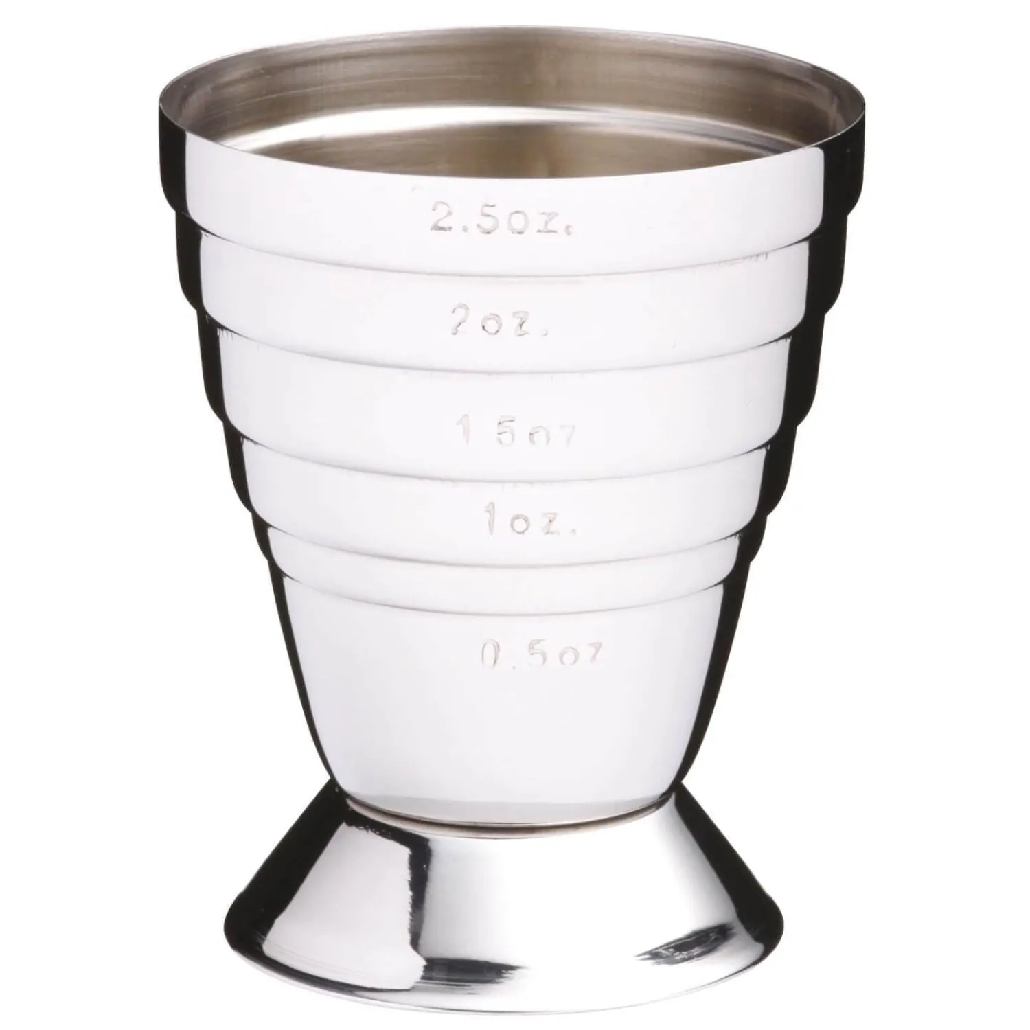 BarCraft Deluxe Stainless Steel Jigger