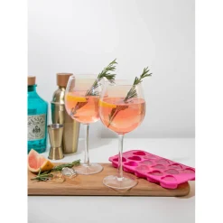 BarCraft Silicone Heart Ice Cube Tray - Pink