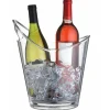 BarCraft Small Clear Acrylic Drinks Pail Cooler Ice Bucket