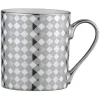 BIA International by DRH Bia International Porcelain Tartan 400ml Mug - Platinum