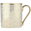 BIA International by DRH Bia International Porcelain Art Deco 400ml Mug - Gold