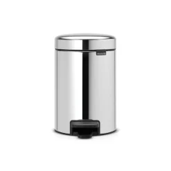 Brabantia NewIcon 3 Litre Pedal Bin - Brilliant Steel