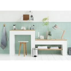 Brabantia NewIcon 3 Litre Pedal Bin - Brilliant Steel