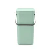 Brabantia Sort & Go 12 Litre Waste Bin - Jade Green