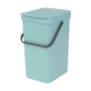 Brabantia Sort & Go 12 Litre Waste Bin - Mint