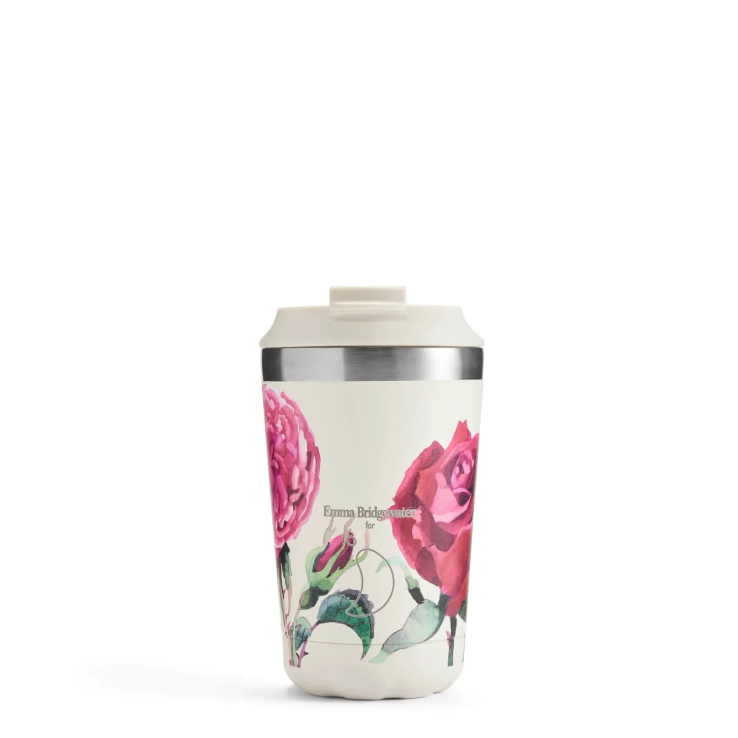 EMMA BRIDGEWATER Chilly's 340ml Coffee Cup - Roses