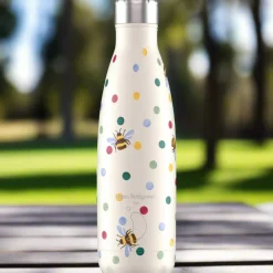 EMMA BRIDGEWATER Chilly's 500ml Reusable Bottle - Polka Dot & Bees