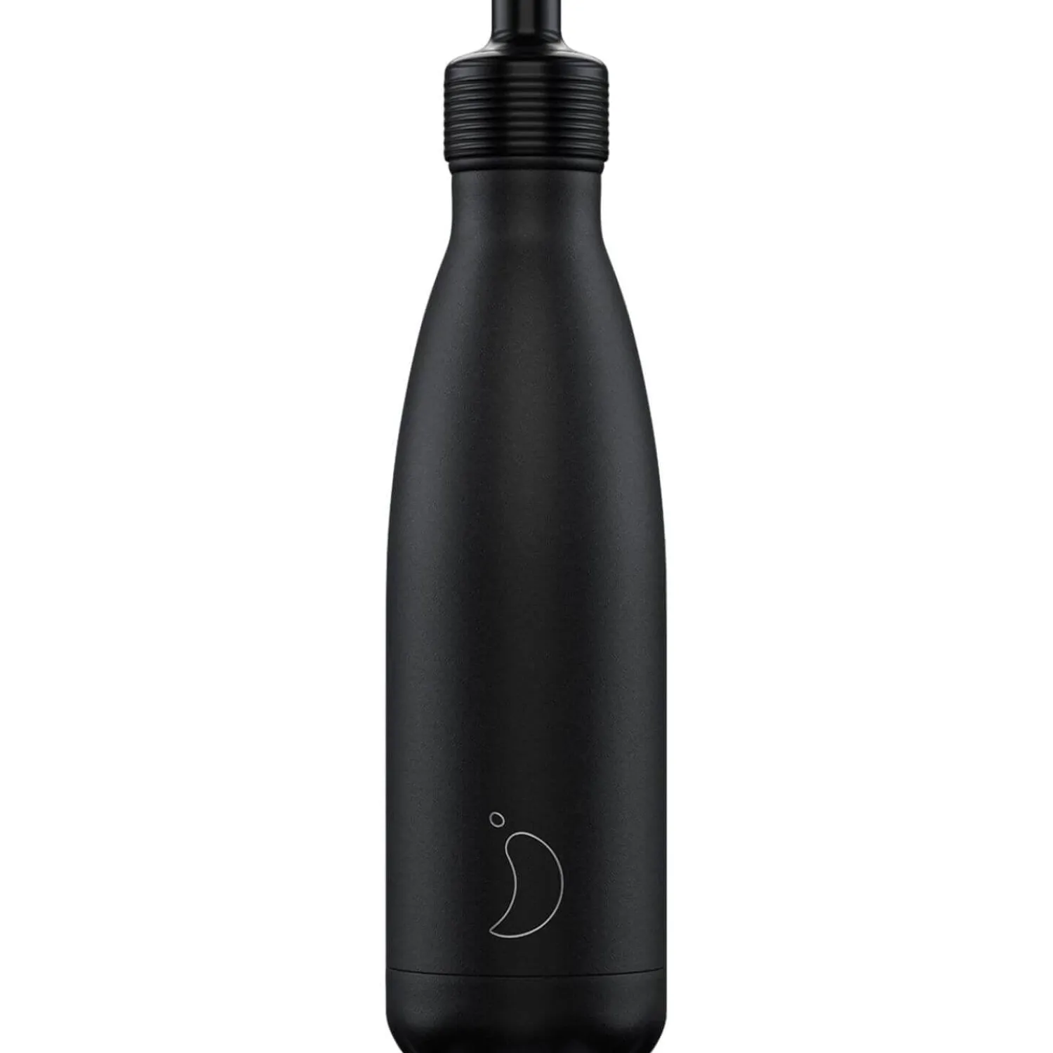 Chilly's Chilly's 500ml Sports Reusable Water Bottle - Monochrome Black