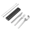Chilly's Chilly's 4-Piece Stainless Steel Cutlery Set - Abyss Black