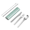 Chilly's Chilly's 4-Piece Stainless Steel Cutlery Set - Lichen Green