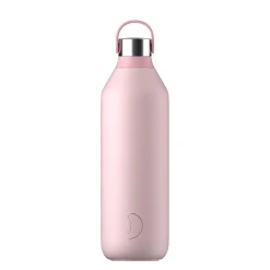 Chilly's Chilly's Series 2 1 Litre Reusable Water Bottle & 50cl Coffee Cup Set - Blush Pink