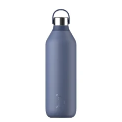 Chilly's Chilly's Series 2 1 Litre Reusable Water Bottle & 50cl Coffee Cup Set - Whale Blue