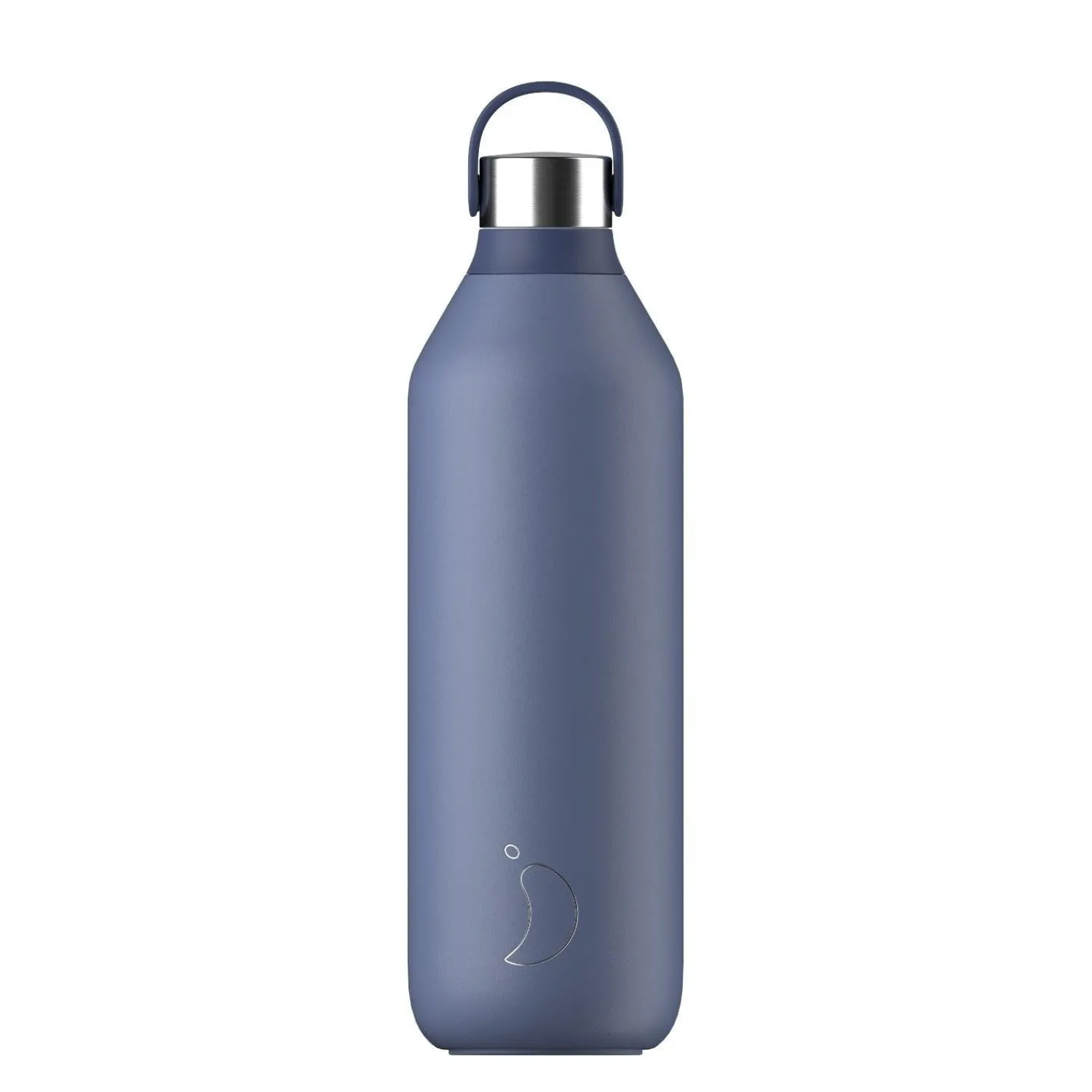 Chilly's Chilly's Series 2 1 Litre Reusable Water Bottle & 50cl Coffee Cup Set - Whale Blue