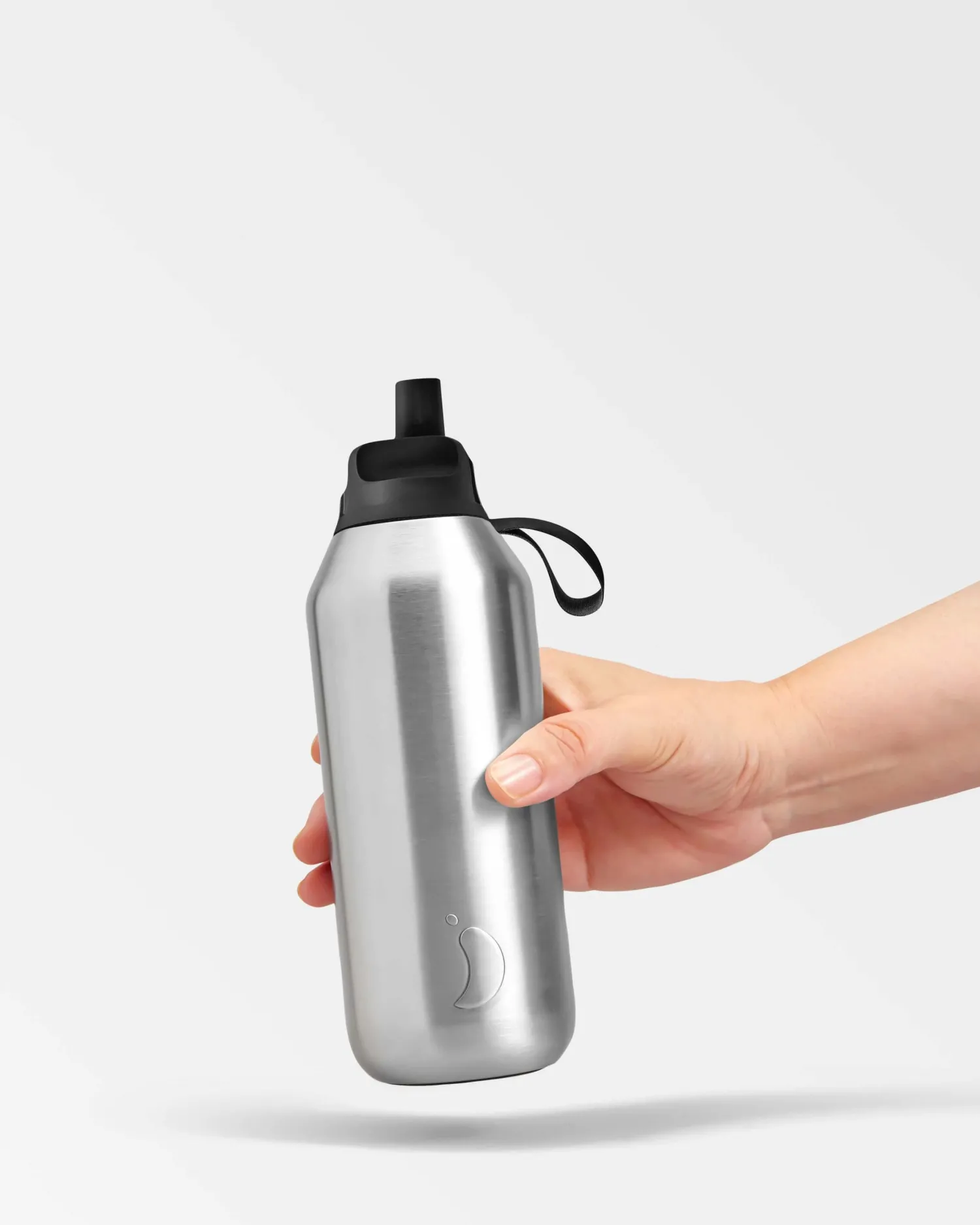 Chilly's Chilly's Series 2 Flip Reusable 500ml 90% Recycled Stainless Steel Water Bottle