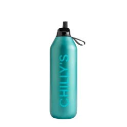 Chilly's Chilly's Series 2 1-Litre Flip Reusable Water Bottle - Matte Metallic Atlantis