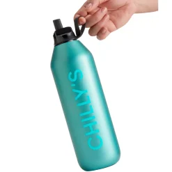 Chilly's Chilly's Series 2 1-Litre Flip Reusable Water Bottle - Matte Metallic Atlantis