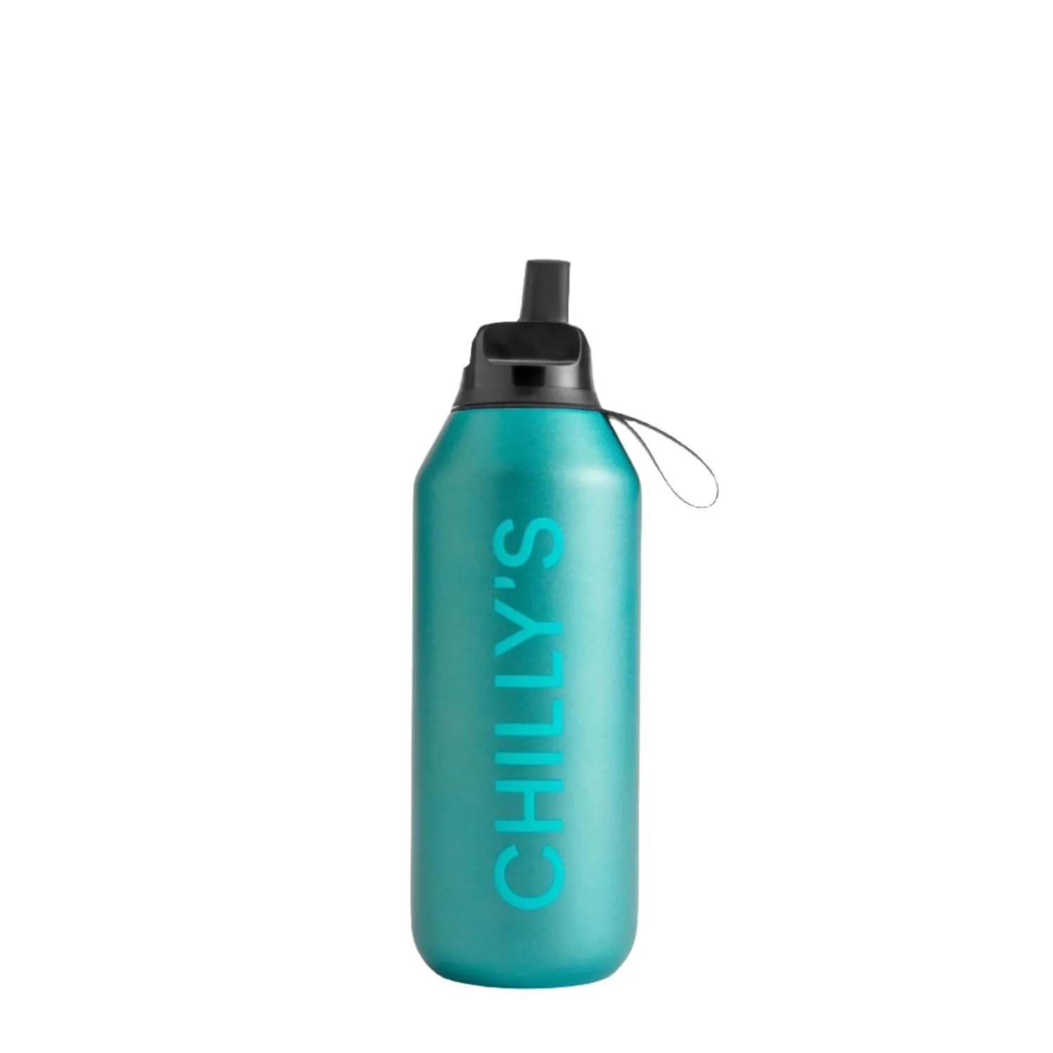 Chilly's Chilly's Series 2 500ml Flip Reusable Water Bottle - Matte Metallic Atlantis