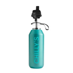 Chilly's Chilly's Series 2 500ml Flip Reusable Water Bottle - Matte Metallic Atlantis