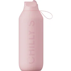 Chilly's Chilly's Series 2 500ml Flip Reusable Water Bottle - Blush Pink