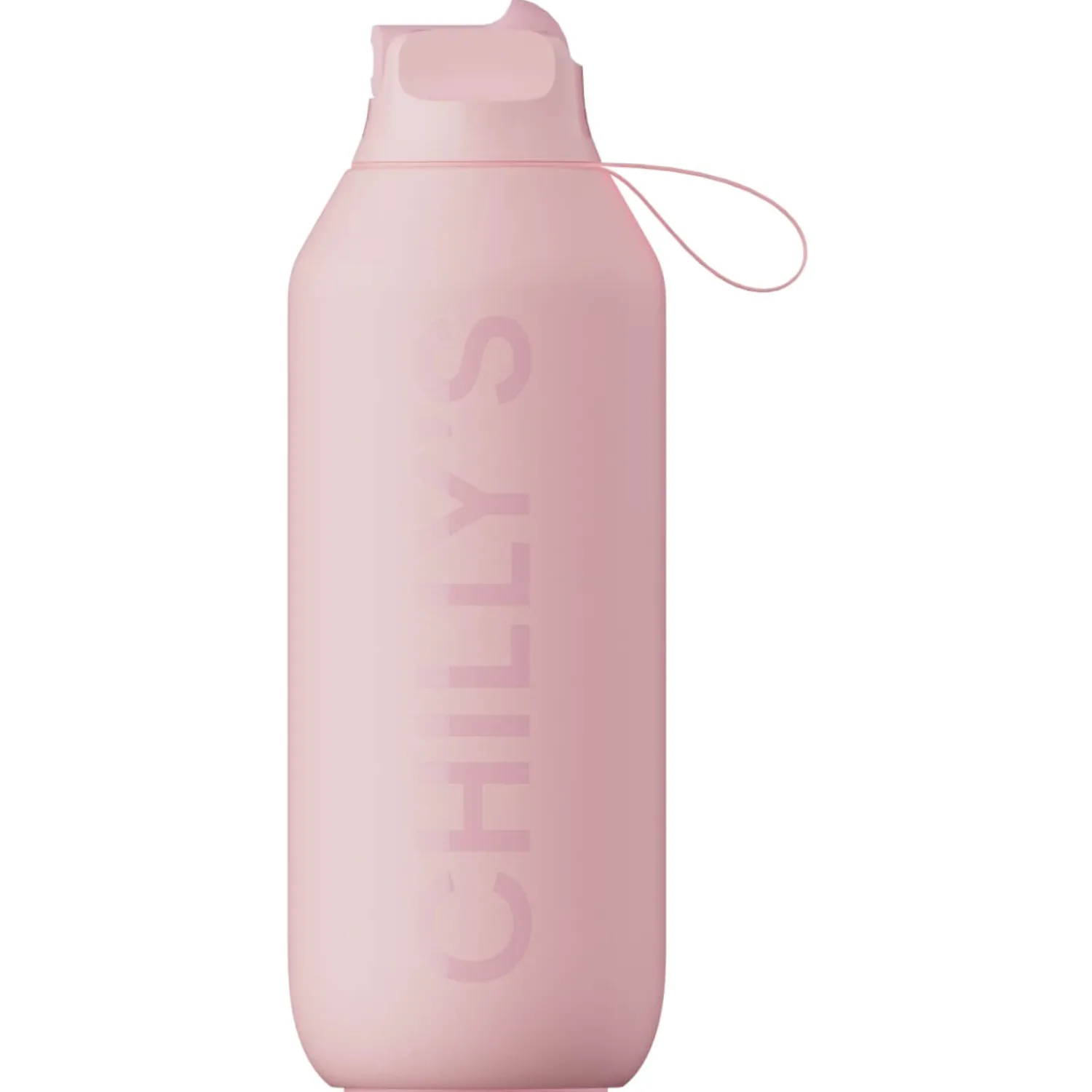 Chilly's Chilly's Series 2 500ml Flip Reusable Water Bottle - Blush Pink